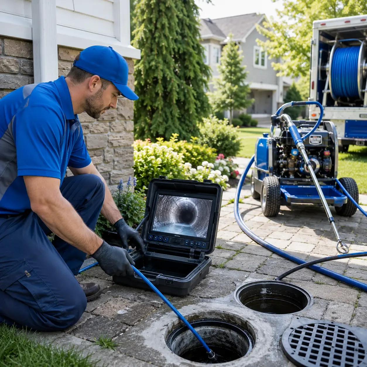 Outdoor drain cleaning professionals serving Adelphi, OH