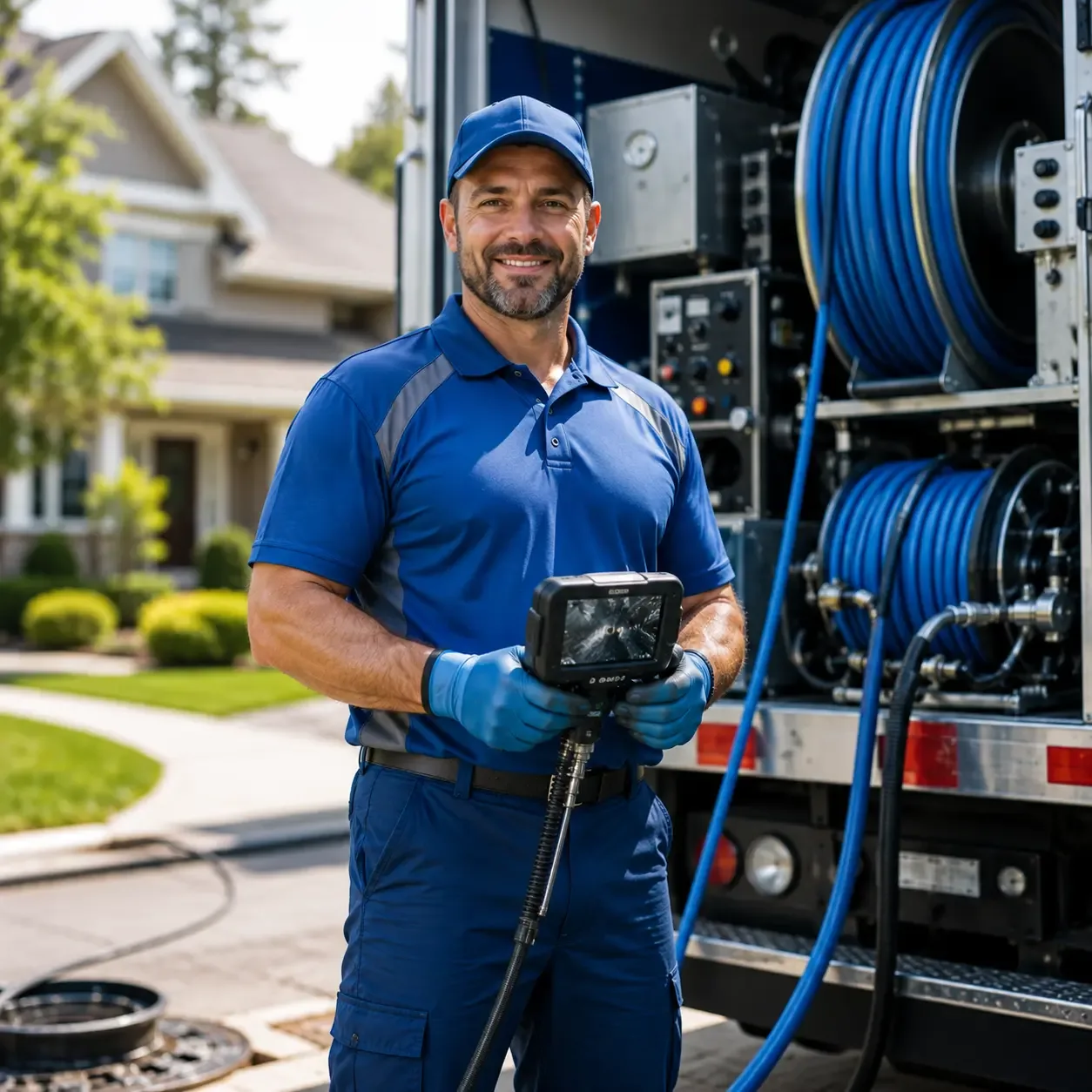 Local outdoor drain cleaning specialists in Adelphi, OH
